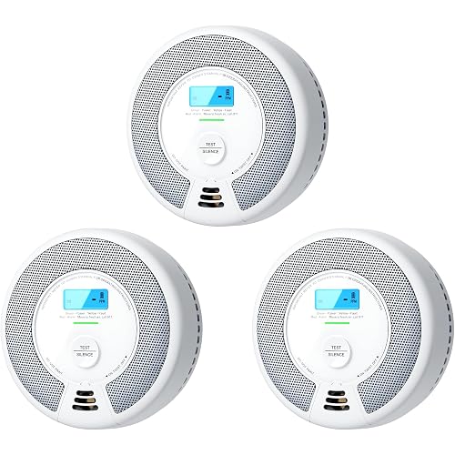 X-Sense Smoke Detector Carbon Monoxide Detector Combo, SC07, 3-Pack