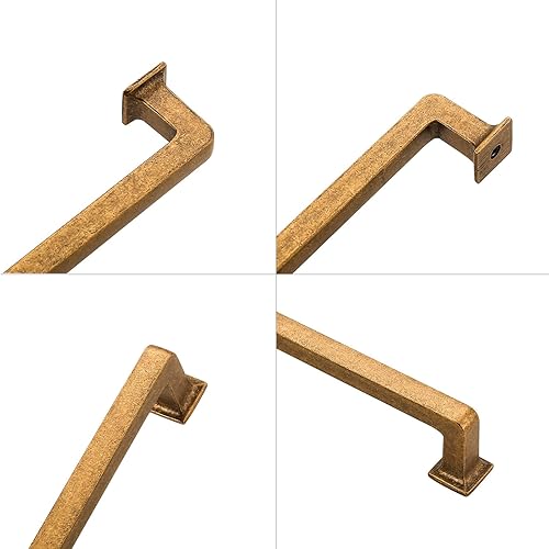 Miniatura 5 de 9BUILD Paquete de 6 manijas de gabinete de cocina de 3.75 pulgadas de níquel satinado cepillado, manijas de gabinete de cocina, manijas de cocina