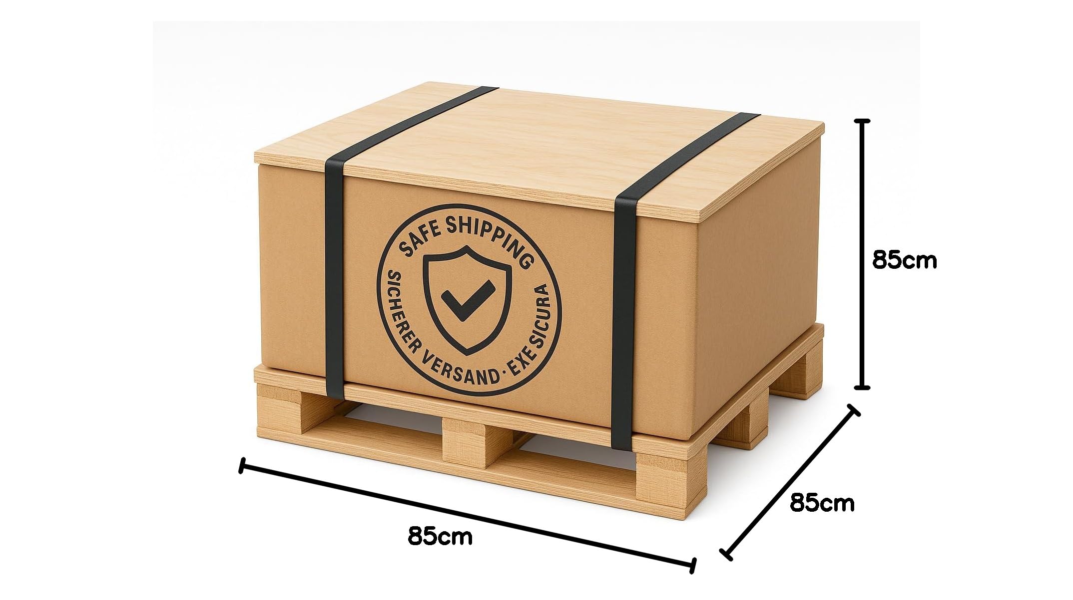 Generico Letto a Scomparsa Magic Noce Chiaro - Salvaspazio, Richiudibile con Materasso Incluso - 100% Made in Italy, Rete ortopedica pieghevole