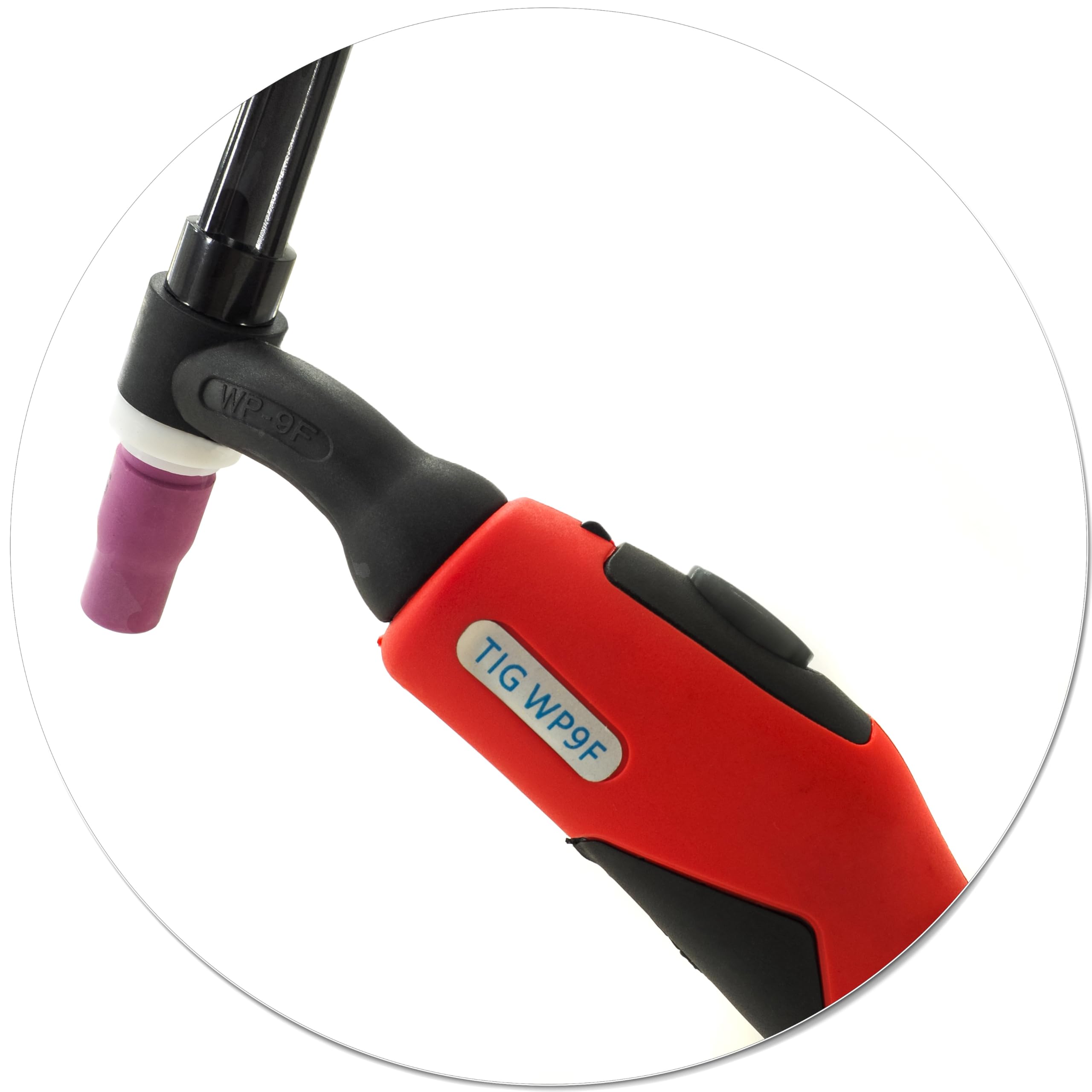 WIG SR-9F - Manguera para soplete de soldadura (9 unidades, sin batería, argón TIG, 4 m) BestSchweissen.de