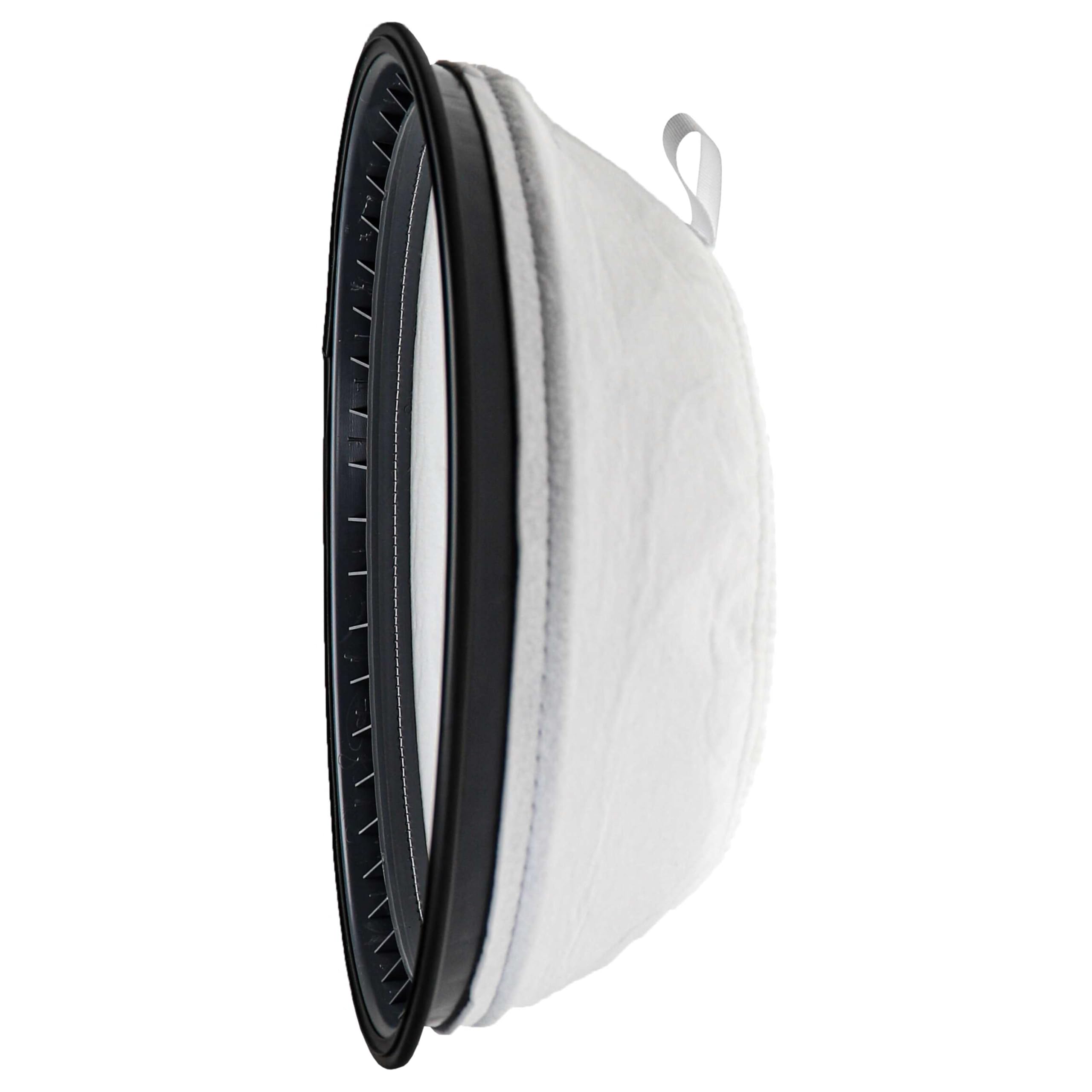 vhbw 3x Sackfilter kompatibel mit Nilfisk VP300 Eco EU, VP300 Hepa EU1 Trockensauger, Staubsauger - Ersatz-Filter Schwarz Weiß