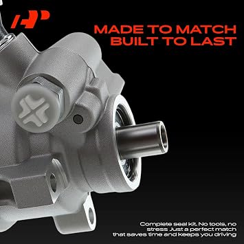 A-Premium Power Steering Pump, Precision-machined Steel