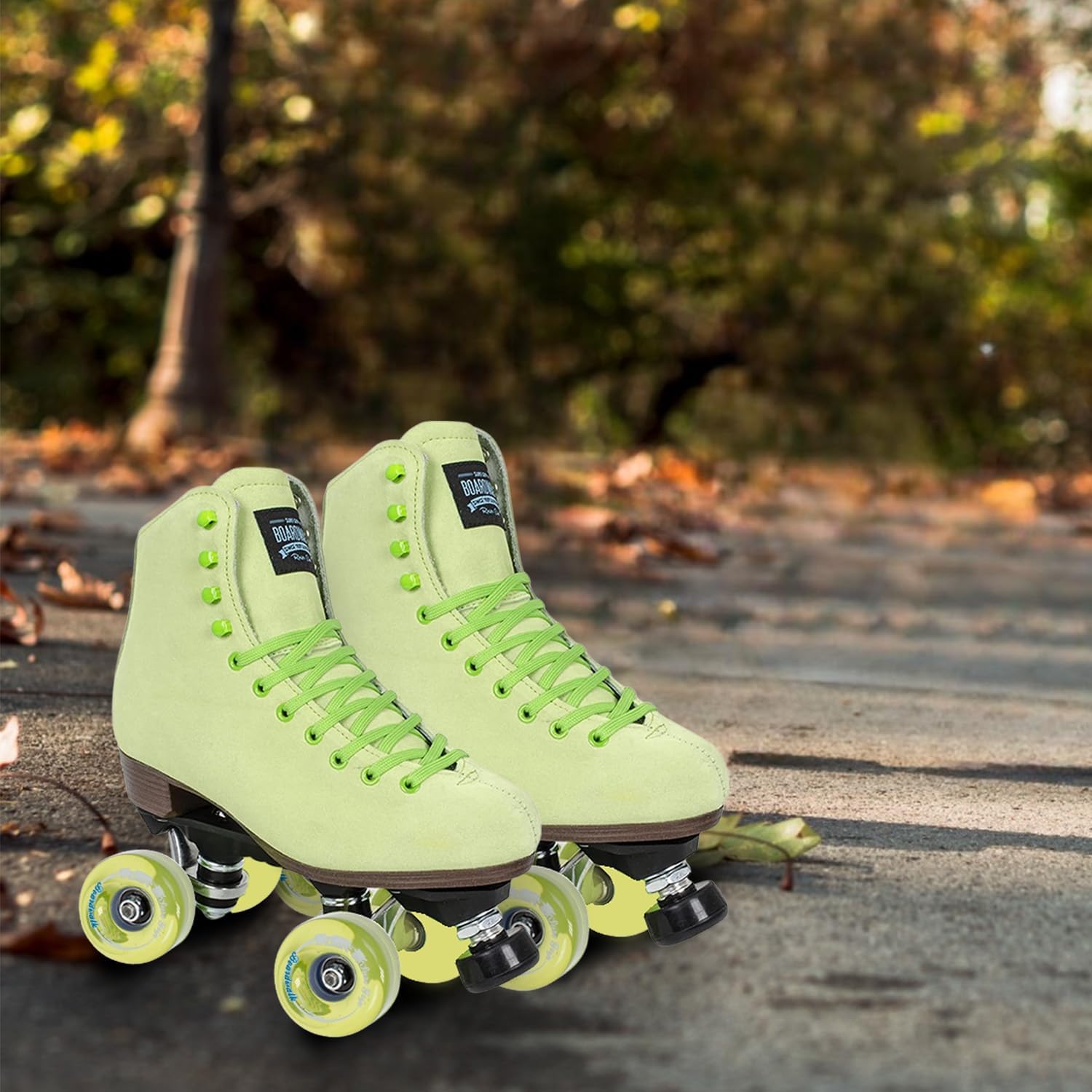 Sure-Grip Boardwalk Outdoor Roller Skates Wheels | Made with Urethane & 65mm Diameter | Suitable for Complete Wheels Replacement Made in USA (Set of 8 Wheels)