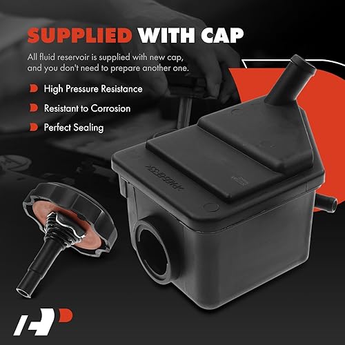 Miniatura 4 de A-Premium Depósito de dirección asistida con tapa compatible con Chevrolet Camaro 1995-2002, Corvette 1997-2013 y Pontiac Firebird 1995-2002, 3.8L