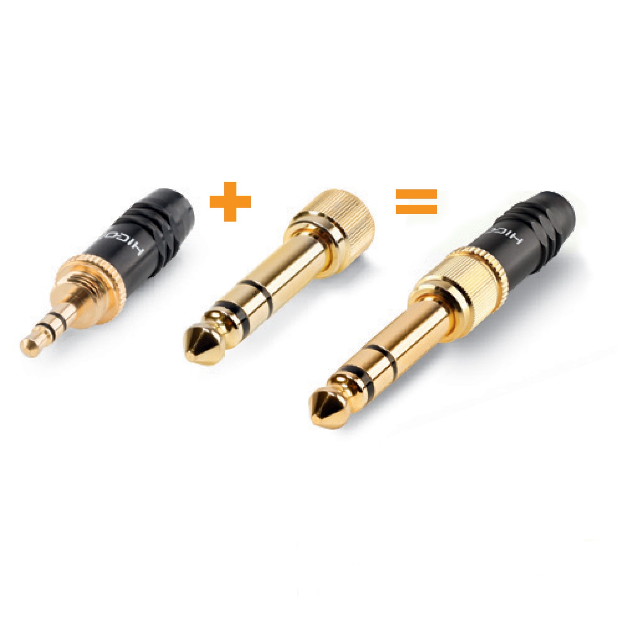 Sommer Cable Patch- Adapterkabel 6,3mm / 3,5mm Klinke Stecker auf 6,3mm / 3,5mm HICON HI-J3563S - GOHM-1000-SW (10m, schwarz)