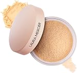 Laura Mercier Translucent Loose Setting Powder Ultra-Blur, Talc-Free, Natural Finish, Blurring, Normal to Dry & Mature Skin, Mint Green Color Corrects the Look of Redness
