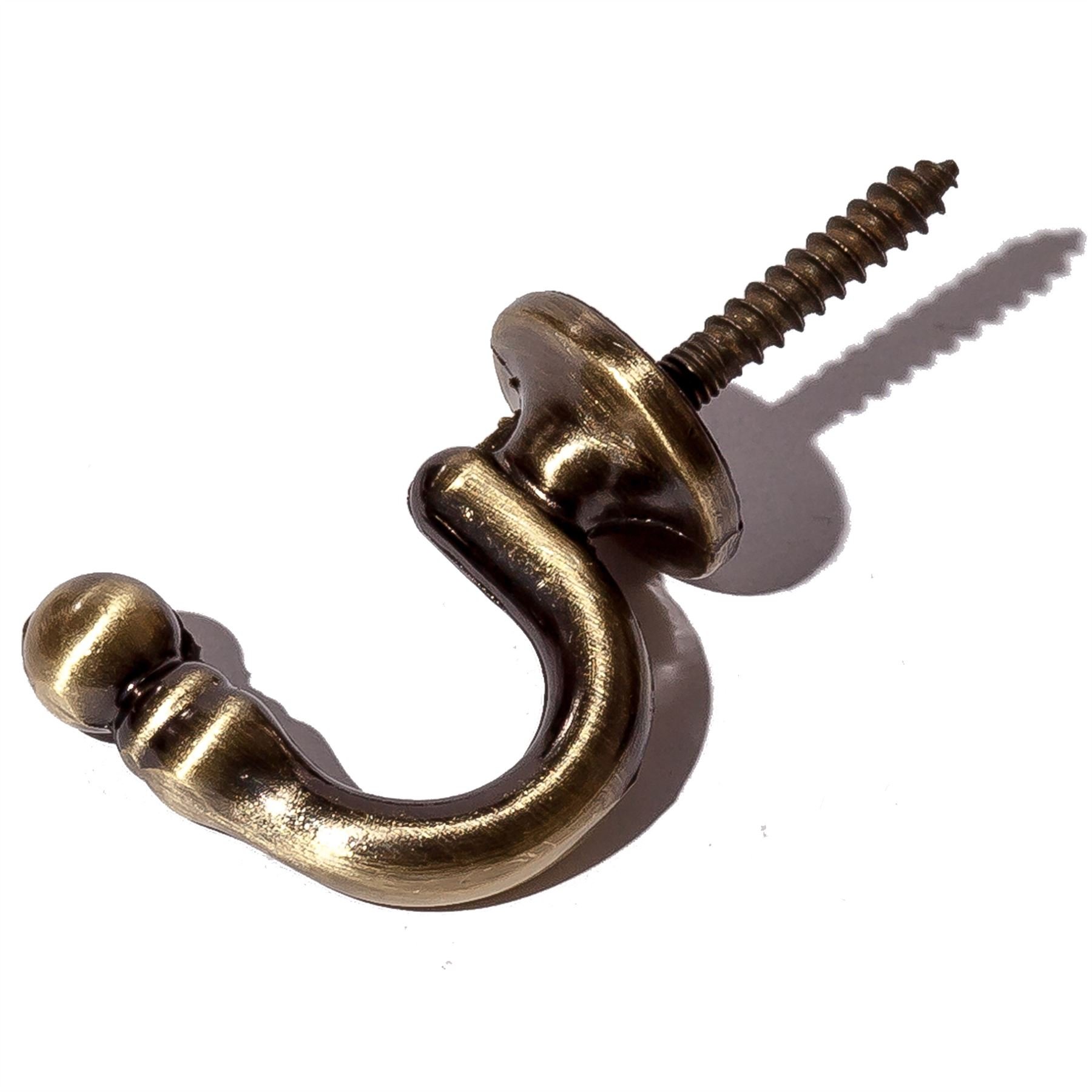 Ianpav Antique Brass Holdback/Tiebacks Mini Hook (2 Pcs)