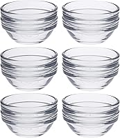 Vista 10 de Beille Cooking Suministros para Hornear de 3 Pulgadas Cuenco Pequeño de Vidrio Pinch Bowl Esencial de Cocina, 2 piezas