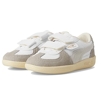 PUMA Kids Palermo Hook and Loop (Little Kid) Kids Shoes Puma White/Cool Light Gray/Sugared Almond