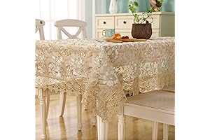 Embroidered Tablecloth: Adorn Your Table with Shabby Chic Elegance