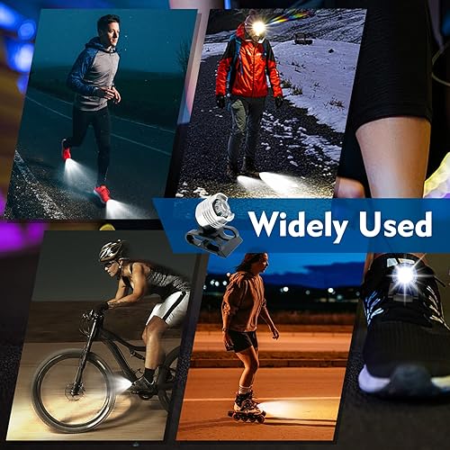 Miniatura 6 de Luces de correr para corredores, luces para caminar por la noche, luces de zapatillas de correr impermeables IPX5, equipo de correr nocturno, 2