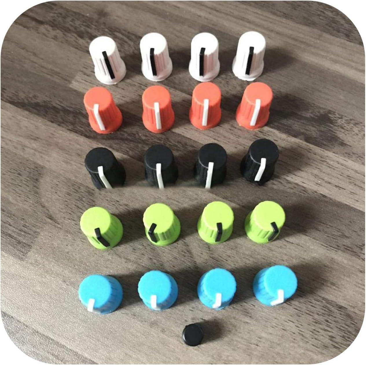 20Pcs Rotary Knob Ni For Traktor Kontrol Z1 Z2 S2 S4 S5 S8 Dj Controller Mixer-
