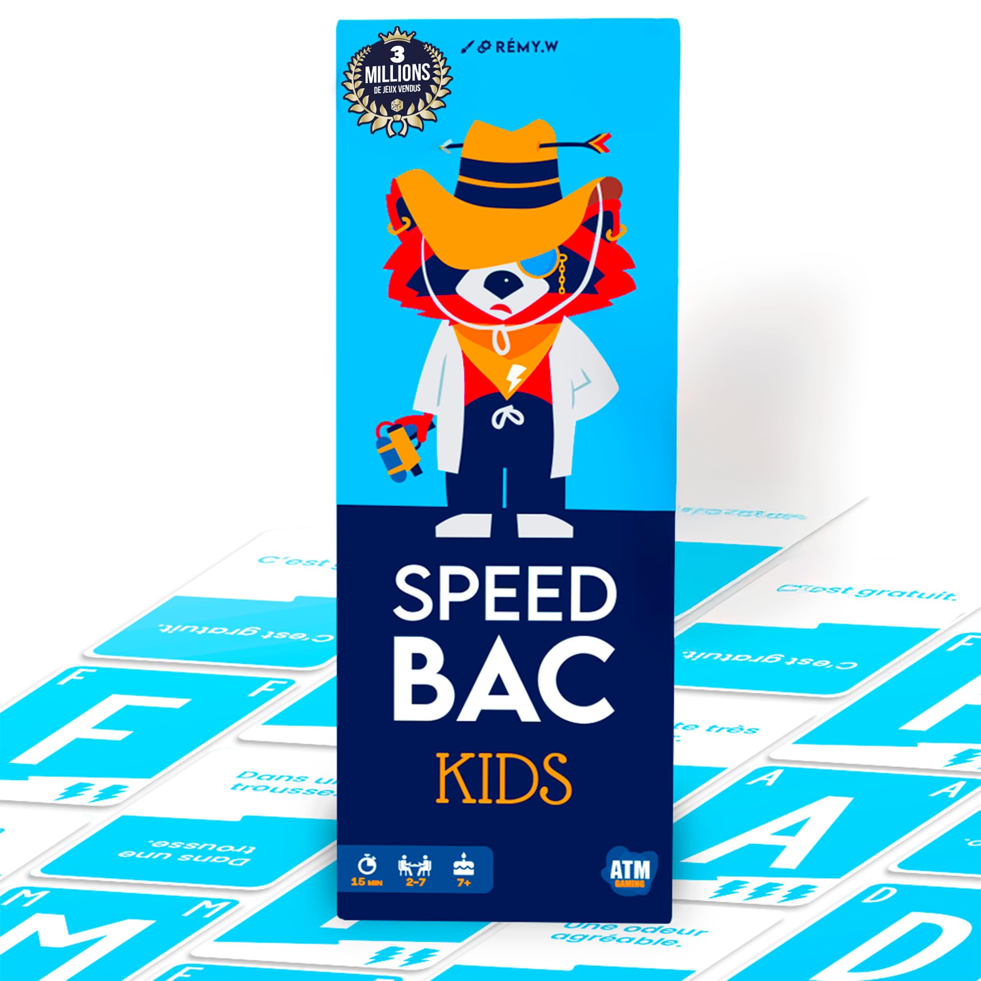 Le jeu Speedbac Kids d'ATM Gaming, parfait pour des sessions familiales pleines de rires et de rapidité.