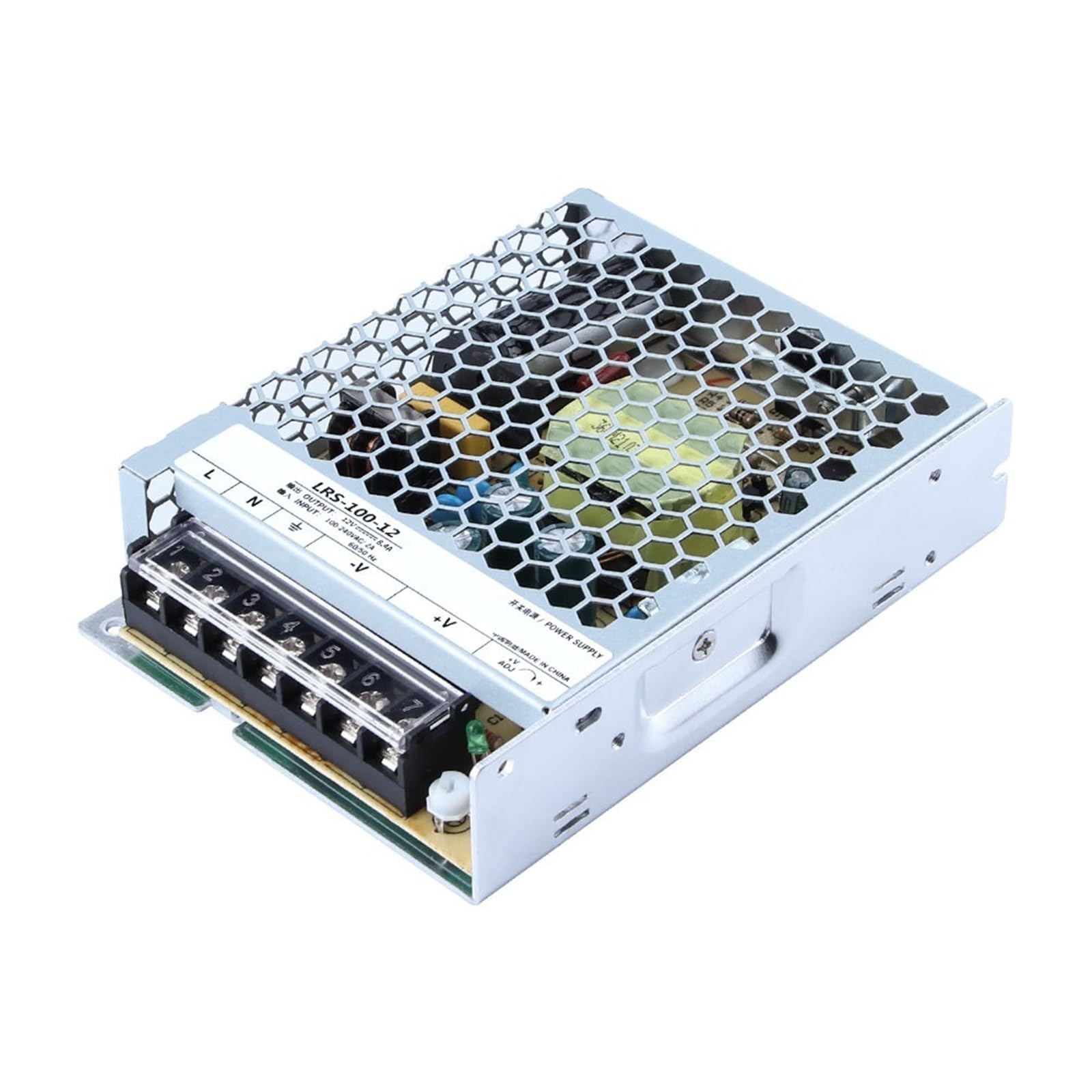 FCARUMIQP LRS-100-12 Driver 100W 12V 8.4A Power Supply 12 Volt Switching Supplies 1Pcs