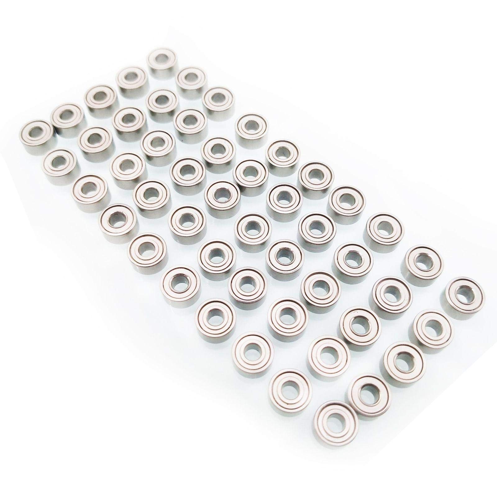 50pcs MR52ZZ 2 x 5 x 2.5mm Miniature Ball Mini Bearings: Amazon