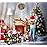 Essme Rectangular Christmas Basket,Cute Baskets Empty with Handles, Snowmen Basket Gifts for Kids Room Decor,Boys and Girls,Candy Bins.(Christmas).