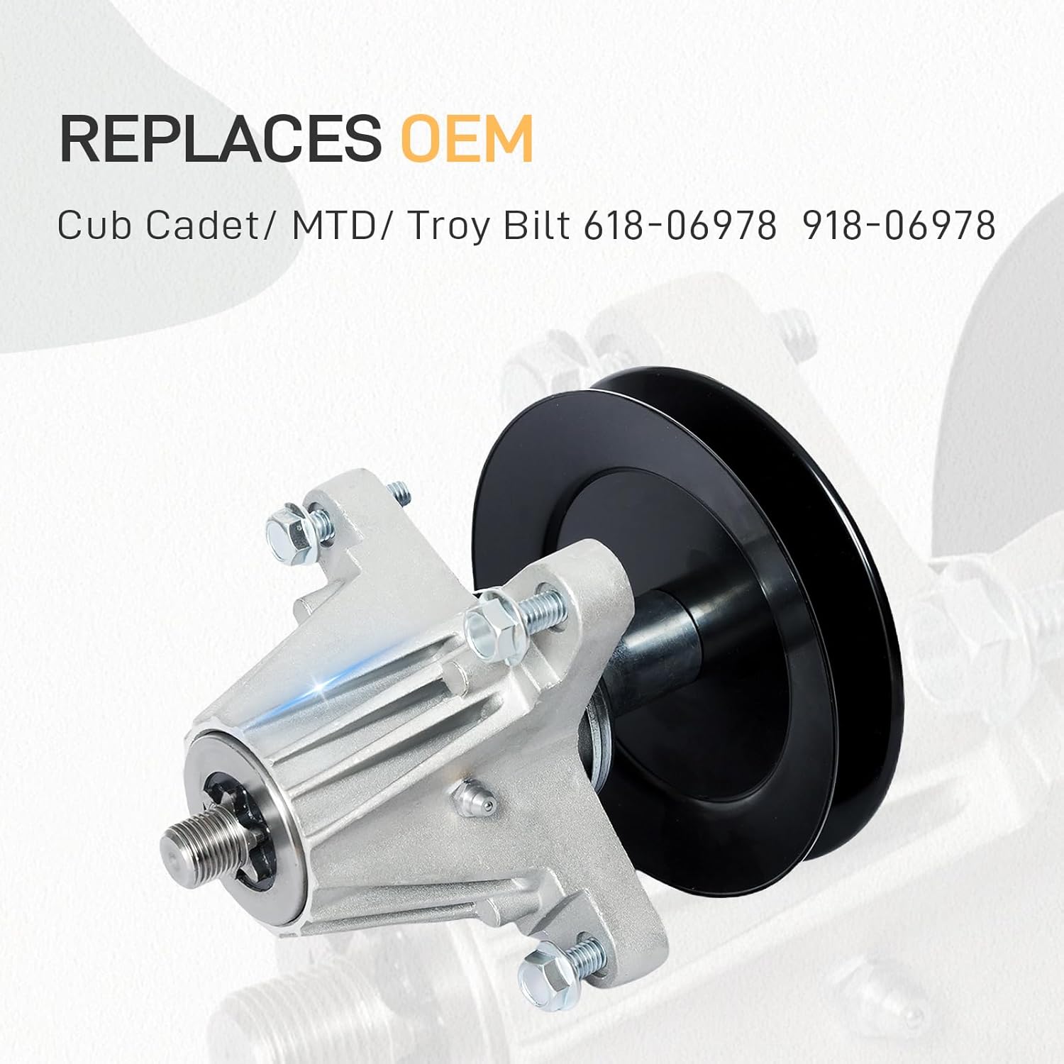 618-06978 918-06978 Spindle Assembly Fit for 54 inch Deck Cub Cadet RZT-L54 RZT-S54 ZT1-54 ZT2-54 XT2-54 XT2-GX54 MTD Craftsman G8600 T310 T8400 Z6600 G8400 Troy Bilt TB2454 GT54 Mustang XP, 3 pack