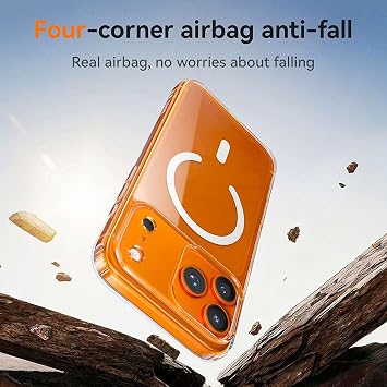 Clear Case for iPhone 16e Compatible with MagSafe, Ultra Thin, Shockproof TPU Cover, Anti-Yellowing, Crystal Clear Phone Case for Apple iPhone 16e - Clear