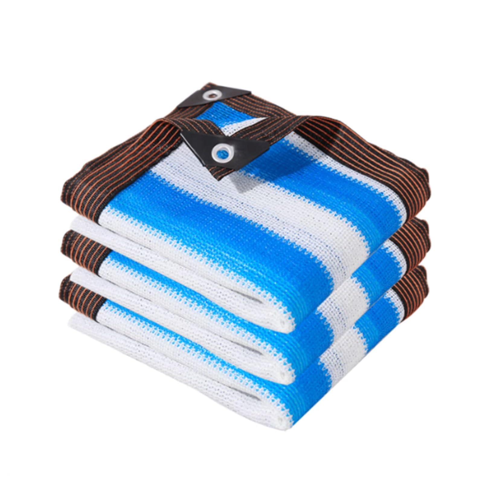 Filet d'ombrage agricole à haute ombrage – Maille rafraîchissante avec œillets métalliques pour protection des cultures et solutions de blocage du soleil – 2 x 17 m