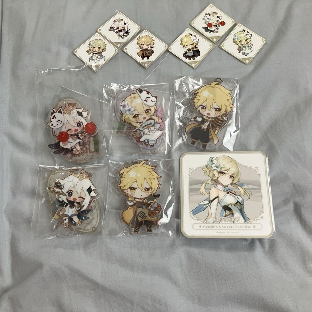 原神 パイモン 旅人 空 蛍 スイパラ アクリルスタンド キーホルダー セット 原神 パイモン 旅人 空 蛍 スイパラ アクリルスタンド