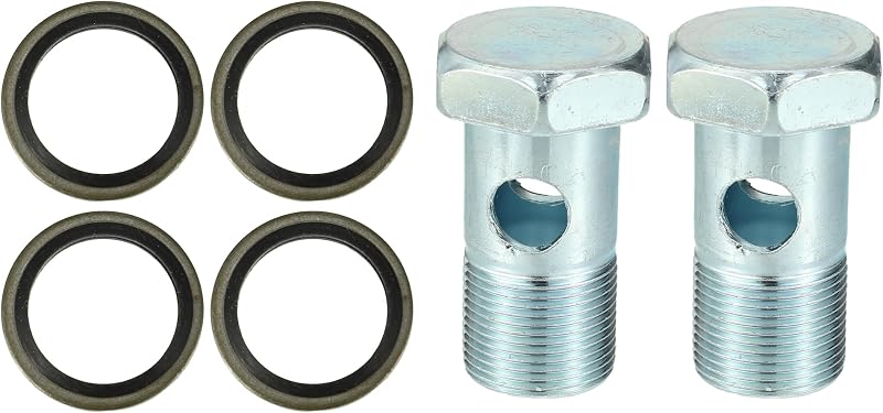 Kit de parafusos banjo para freio X AUTOHAUX M24 x 1,5 com arruelas – 2 parafusos