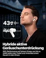 SoundPEATS Capsule3 Pro Hi-Res Bluetooth Fülhallgató - 43dB Hibrid Zajszűrés, 52 Órás Üzemidő, Érintésvezérlés, Vízálló, Sportra 4