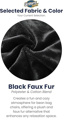 Miniatura 3 de ULTIMATE SACK Sillón tipo puf de 6 pies, puf de gran tamaño para adultos, cómodo sillón tipo puf, sofá tipo puf para tumbarse, sofá tipo puf para