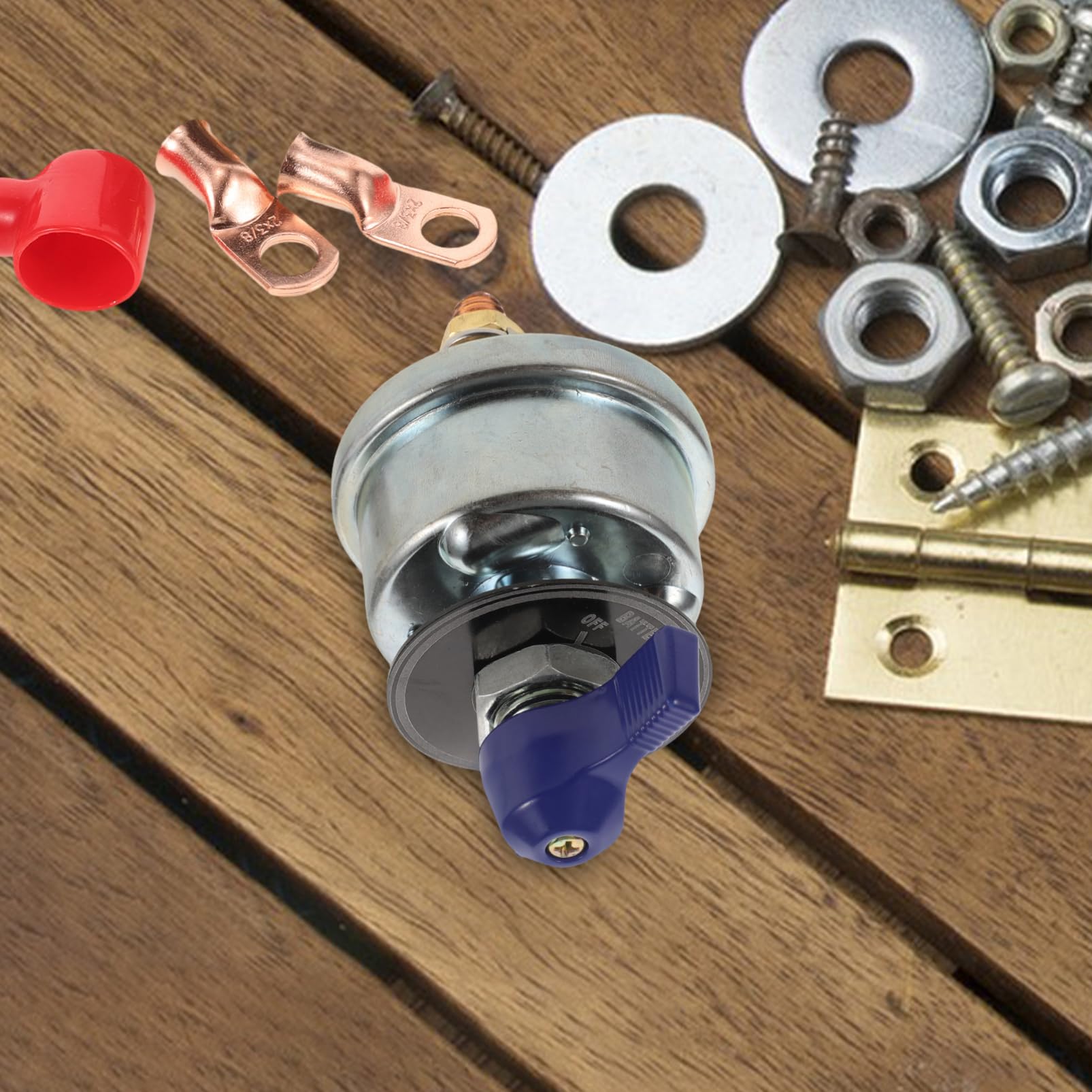 Interruttore Di Protezione Del Motore Piastra Di Bloccaggio Interruttore Di Emergenza Per Auto Camper e Barche Realizzato in Materiale Metallico Resistente