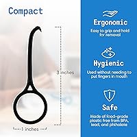 Vista 3 de OrthoKey Herramienta de Extracción de Retenedores y Alineadores - Suministros de Ortodoncia de Grado Dental para Brackets Invisibles, Limpieza