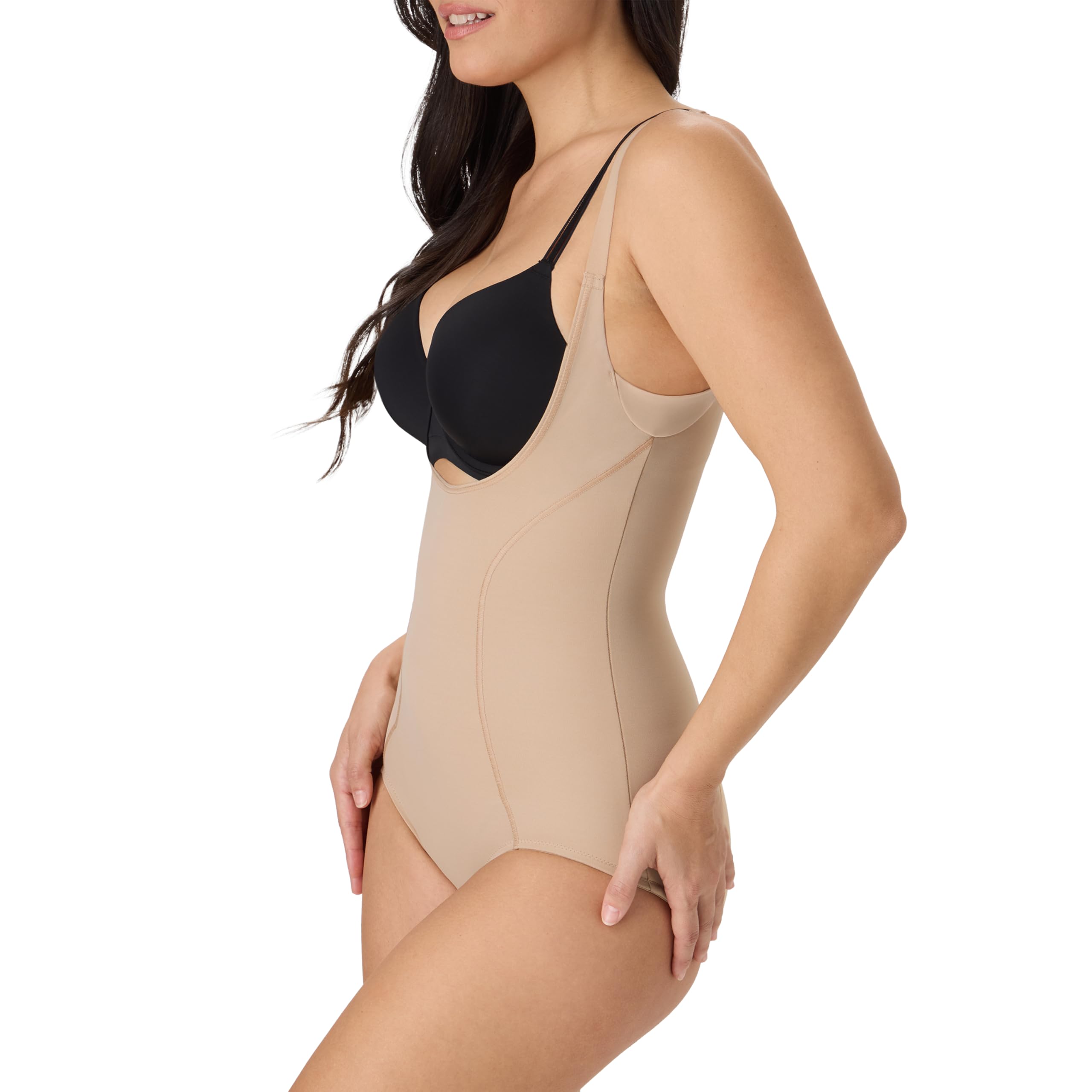 Maidenform Ultimate Slimmer Wear Your Own Bra Body Briefer Shapewear Fl2656 Ropa interior Mujer (Pack de 1)