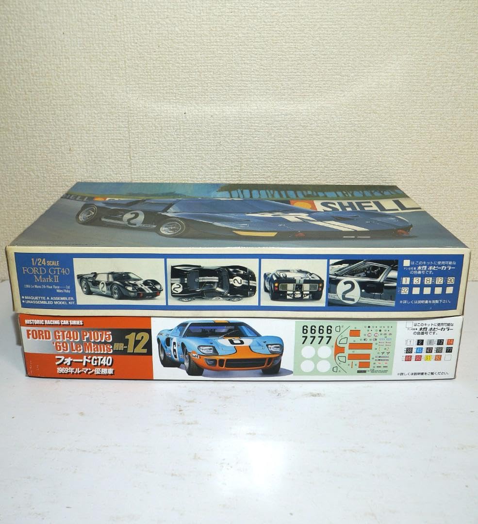 フジミ模型 1/24ヒストリックレーシングカーシリーズ12 フォードGT40 &#39;69ルマン優勝車 Amazon | フジミ模型 1/24ヒストリックレーシングカーシリーズ12