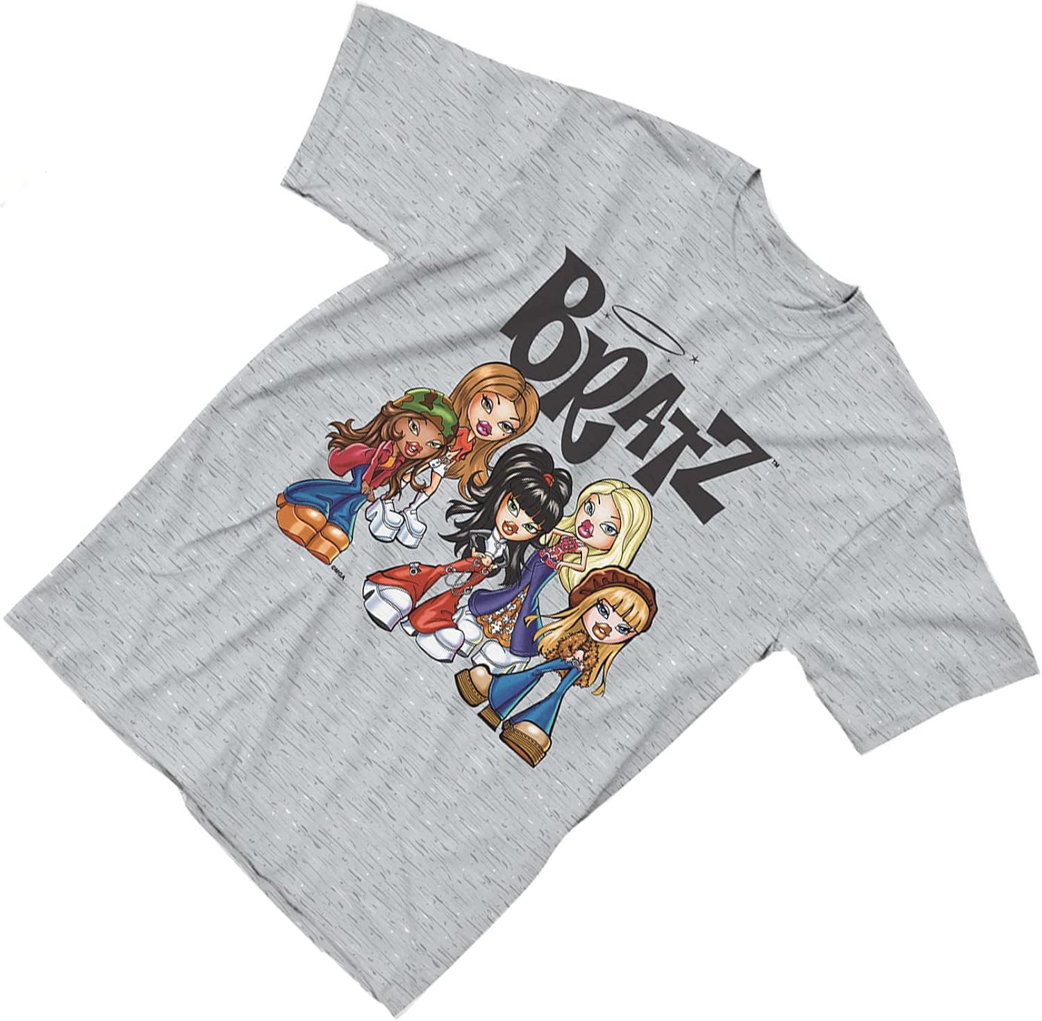 Miniatura 3 de Bratz Camisa de muñecas originales para hombre, camiseta gráfica Yasmin, Cloe, Jade y Sasha