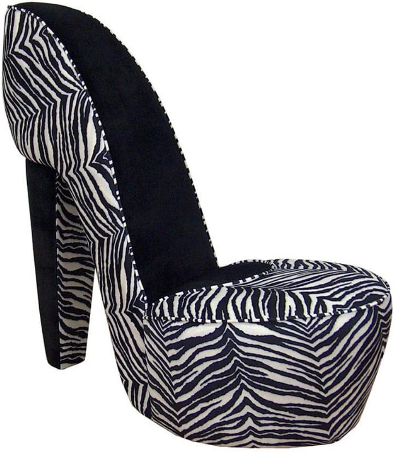 Diva Shoe Chair in Zebra