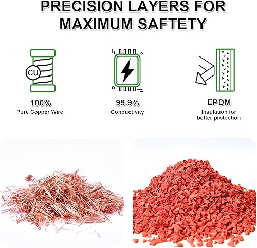 Miniatura 5 de Cable de batería 20 AWG de 10 pies, rojo y negro, cable de soldadura OFC de cobre puro calibre 20 (actualizado con aislamiento más grueso), mayor