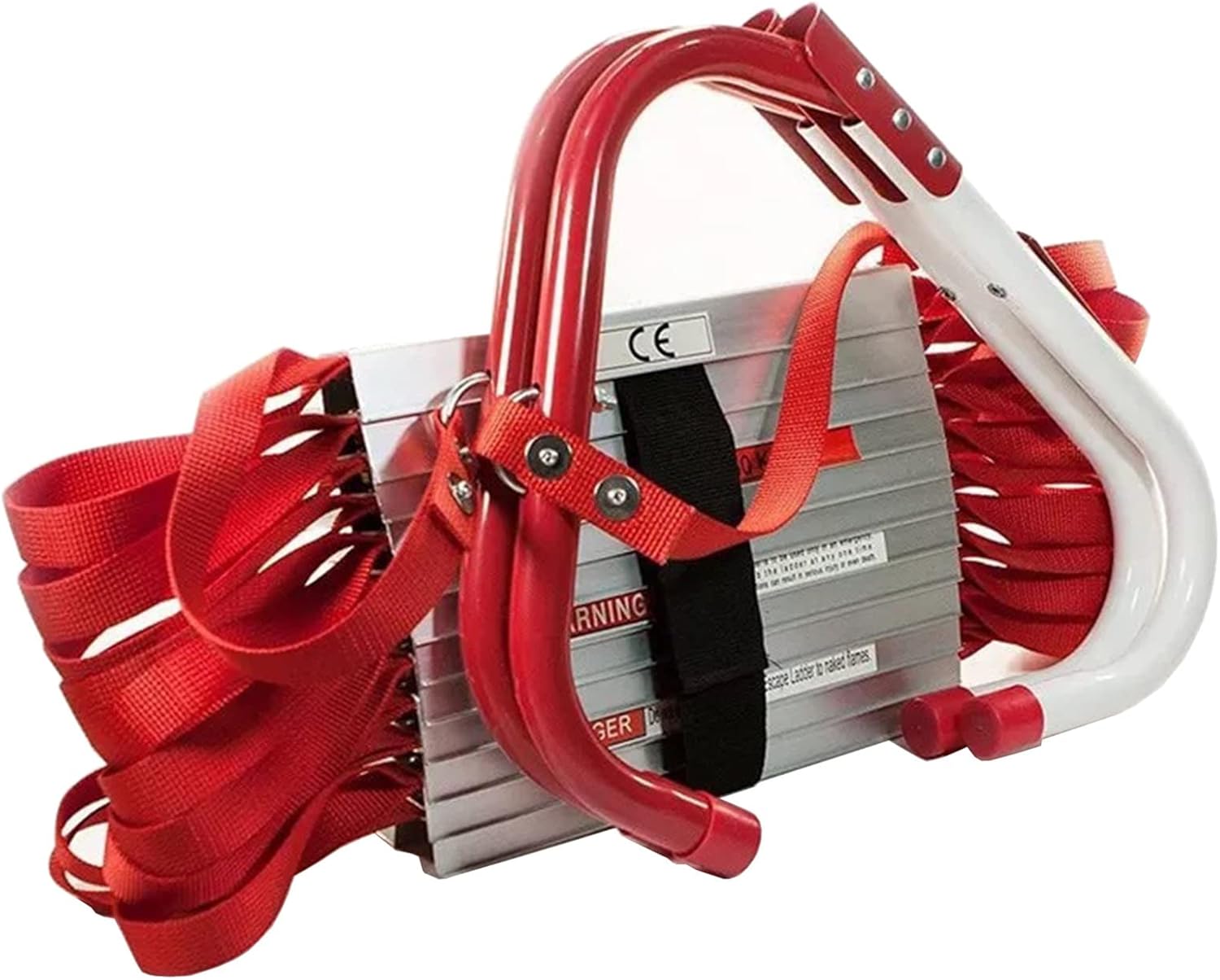Adults Kids Window Fire Escape Ladder, Portable Fire Emergency Escape Ladder for Balcony, Fire Safety Ladder with Anti-Slip Rungs,4M/13FT