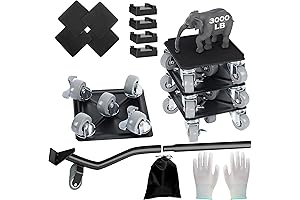 360° Maneuverable Furniture Dolly: Effortless Heavy Lifting Tool
