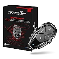 INTERPHONE SPORT - Singolo - Interfono Bluetooth da casco per comunicazione in moto