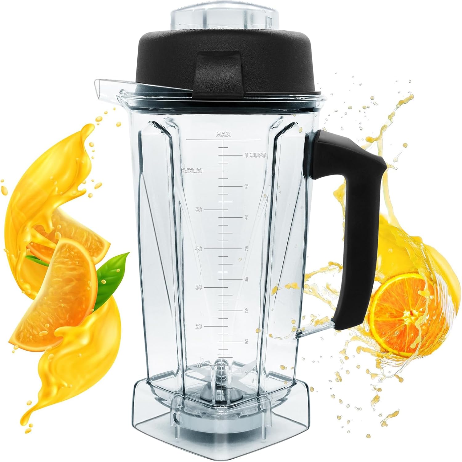 64oz Blender Pitcher with Tamper Replacement Parts for