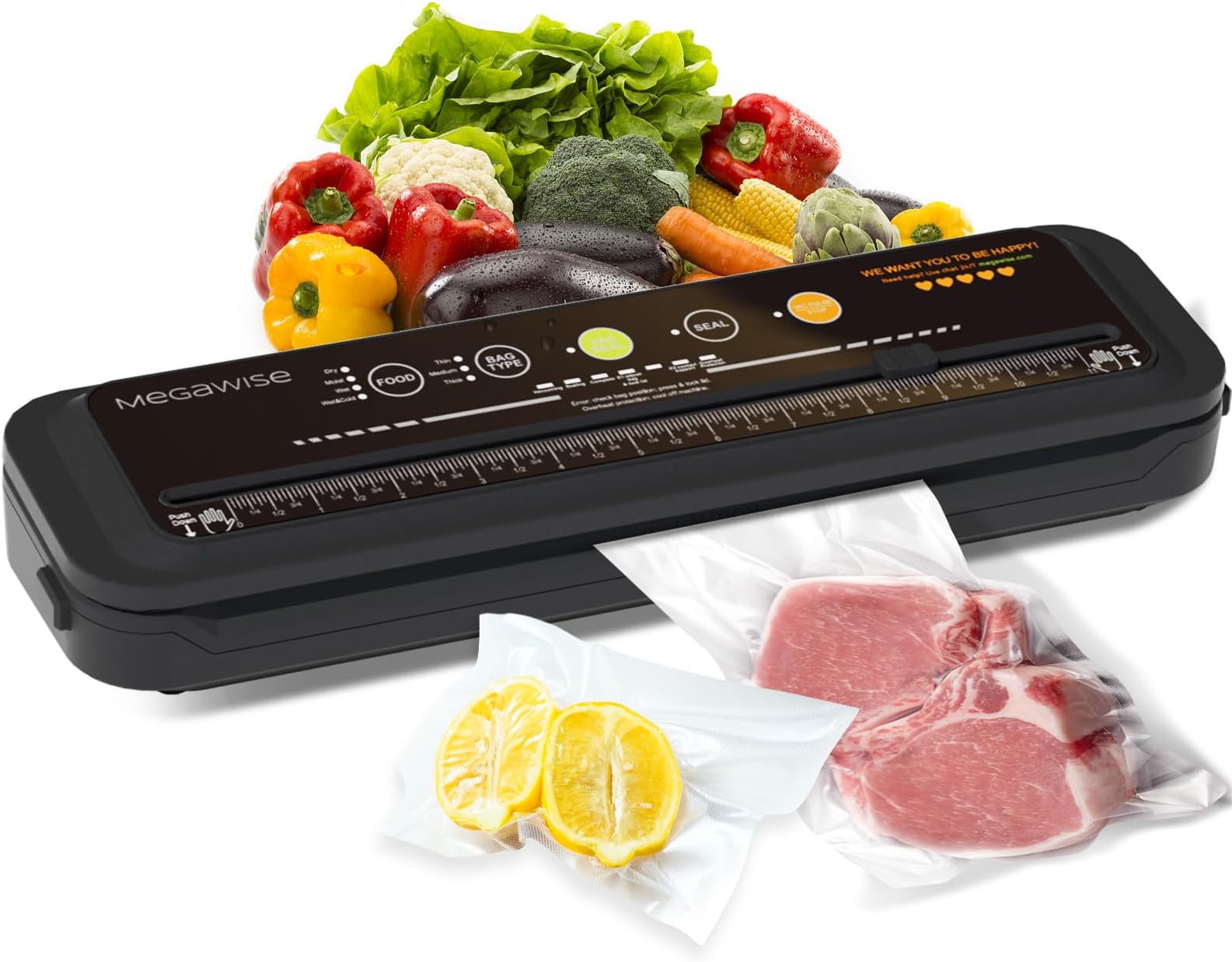Vacuum Sealer,Fully Automatic Vacuum Air Food Sealer
