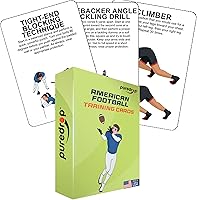 Vista 1 de Equipo de Entrenamiento de Fútbol Americano Tarjetas de Entrenador de Ayuda Excelentes Ejercicios de Entrenamiento para Ejercicios de Práctica