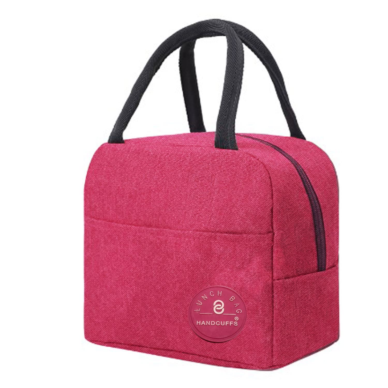 Handcuffs Lunch Bag for Women & Men, Insulated Lunch Bag, Tiffin Lunch Bag for Office/College/School, Lightweight, Durable Handles, Multiple Pockets (B0B71PY5D7) Amazon Price History, Amazon Price Tracker
