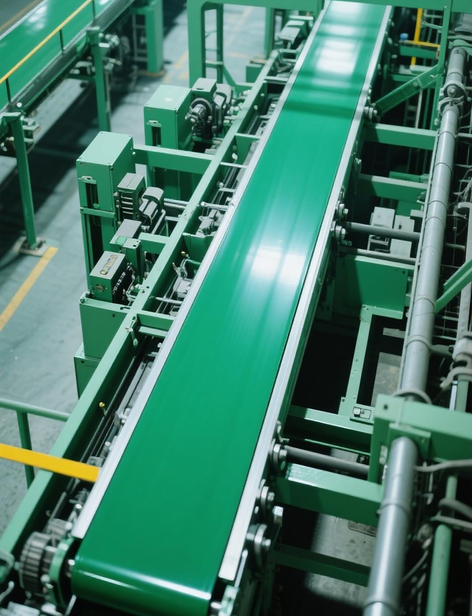 Cinta transportadora de PVC | Transportador de Rodillos Planos para líneas de Montaje | Material de Cinta transportadora de cangilones | Alta Resistencia 10 x 290 cm (3,93 x 114,1 Pulgadas)