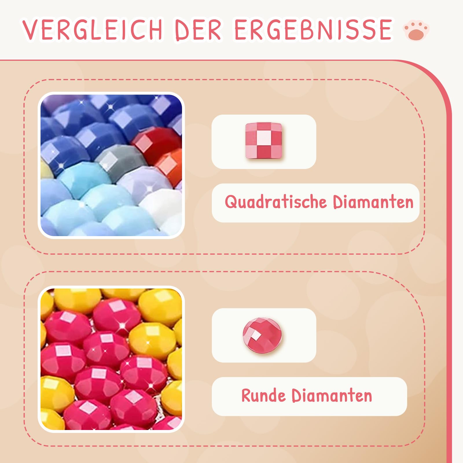 UM UPMALL Diamond Painting Bilder Eigenes Foto -Diamond Painting Personalisiert,Bild Diamant Painting Full Drill Home Decor,Mehrere Größen, Diamant Runder | Quadratischer 50x100cm