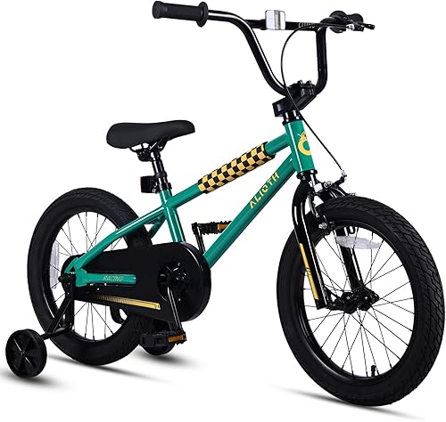 Miniatura 20 de BMX Style 12, 14, 16 pulgadas, ruedas de entrenamiento para niños, bicicleta de 20 pulgadas con soporte para niños y niñas de 2 a 14 años, posavasos