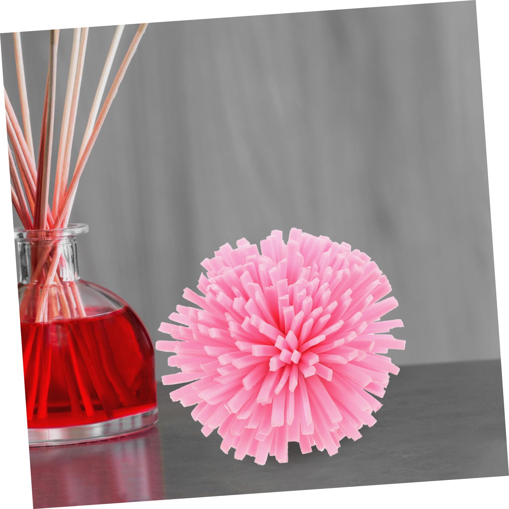 Difusor de Aroma Floral para Coche 100 Piezas PE Rosa