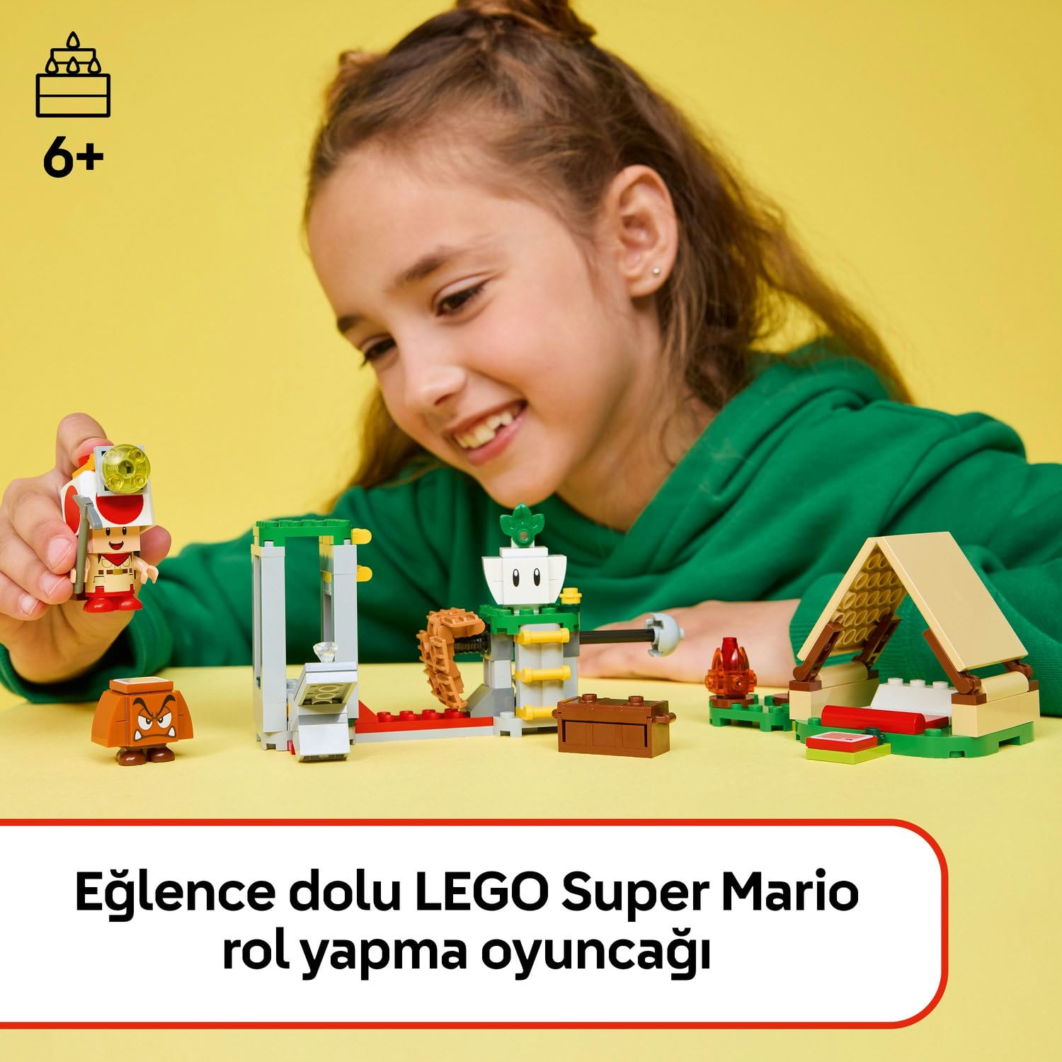 LEGO Super Mario Captain Toad Kampı 72040 – 6 Yaş ve Üzeri Çocuklar İçin Yaratıcı Oyuncak Yapım Seti, Eğlenceli Doğa ve Kamp Macerası Temalı Hediye Fikri, Oyun ve Sergileme Deneyimi (159 Parça)