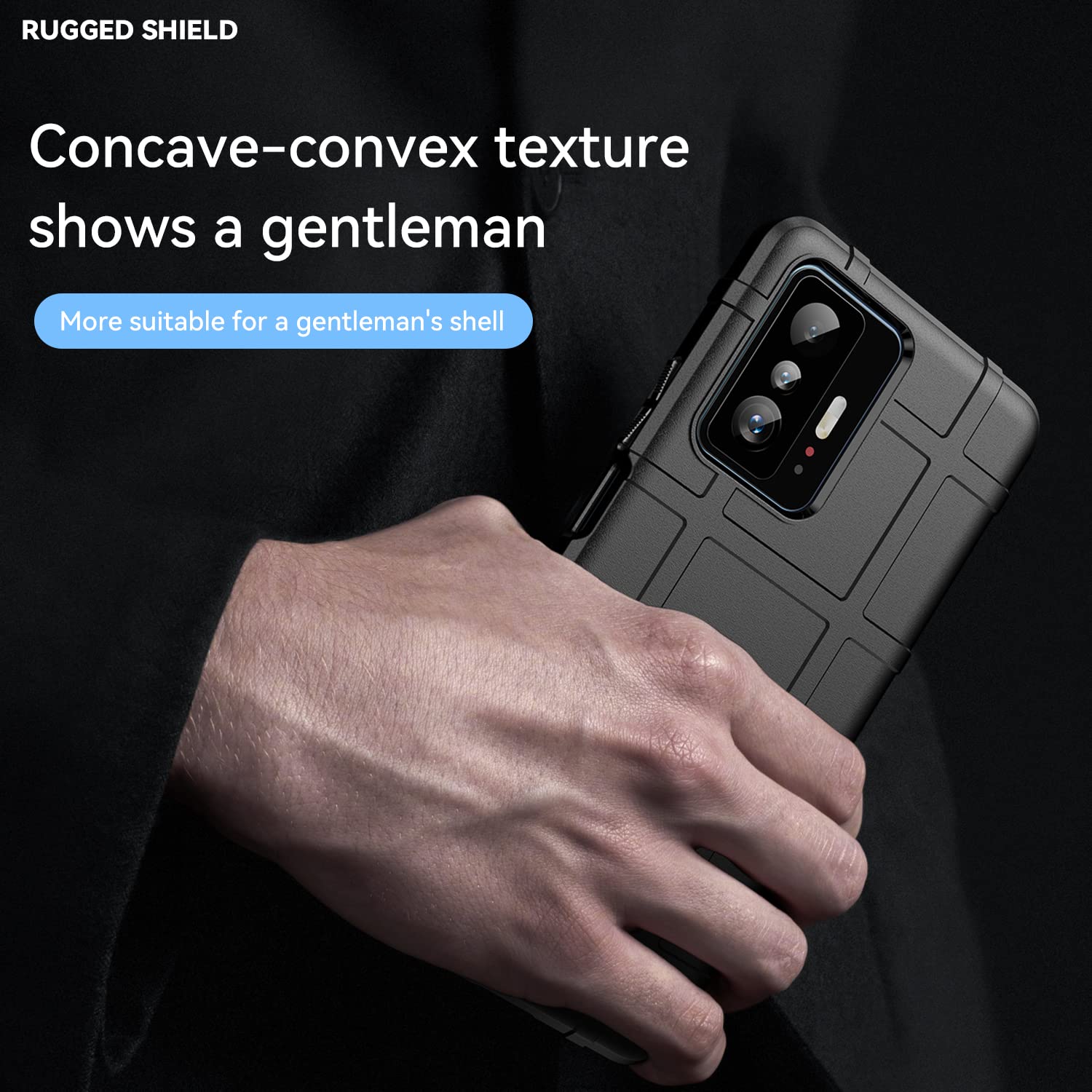 Per Xiaomi Redmi Note 10 11T Pro 4G 5G Custodia,Carbon Fibra Silicone Telefono