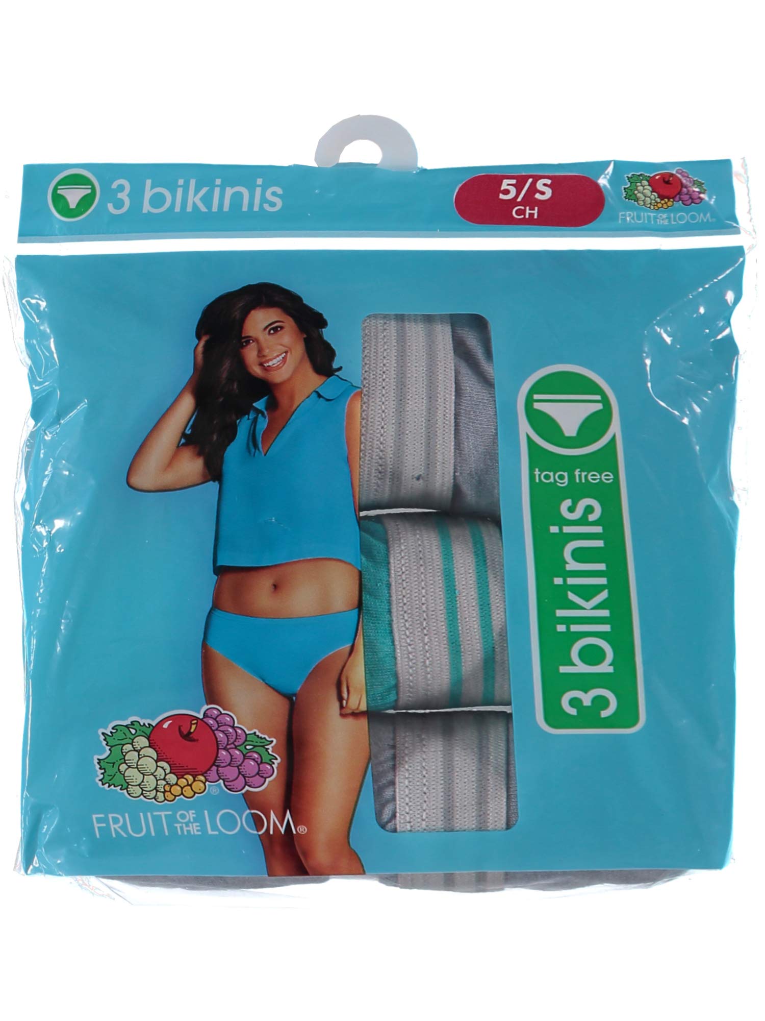 Fruit of the Loom Damskie majtki hipsterskie z niskim stanem, 3 szt