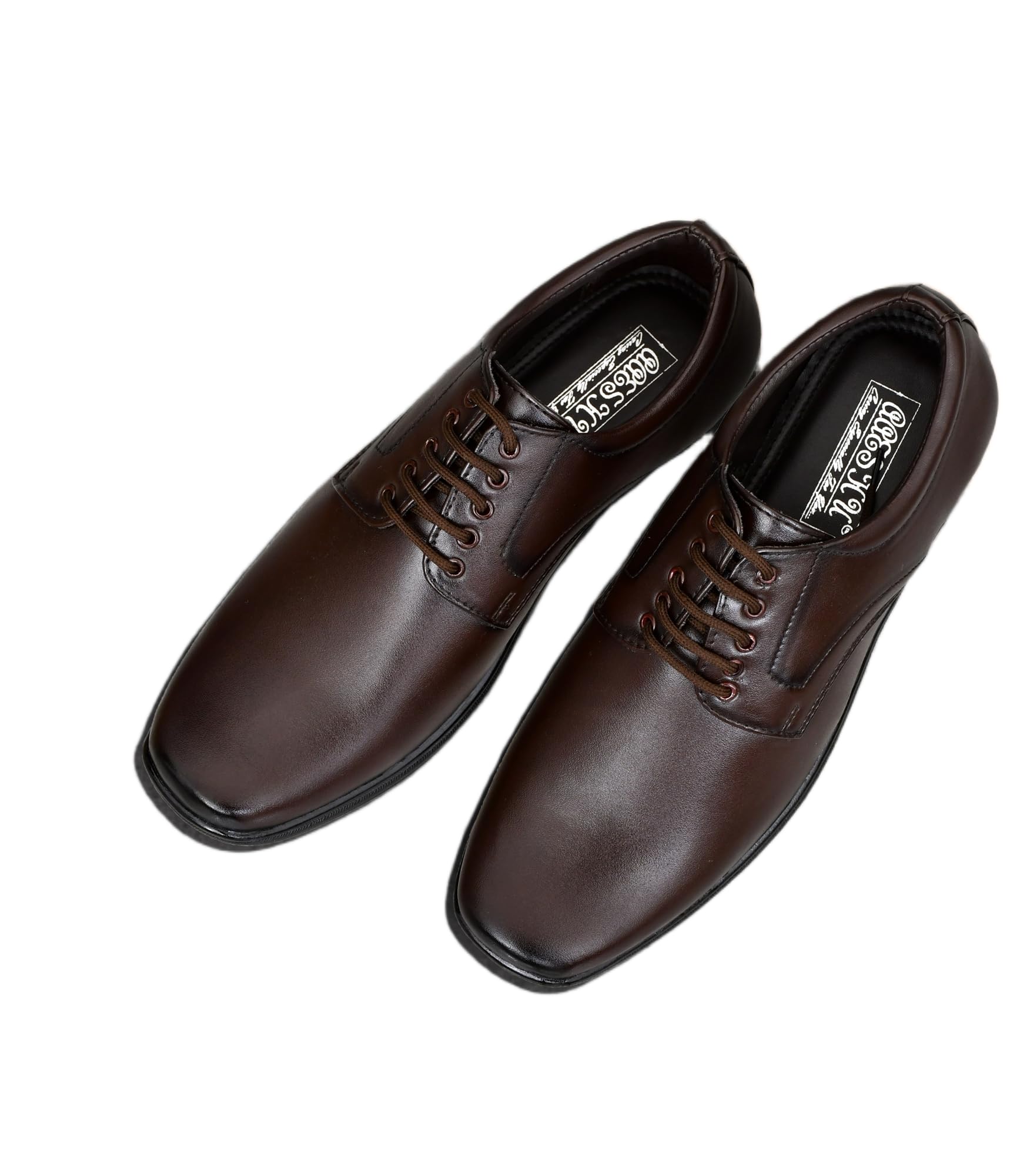 Men’s Faux Leather Formal Shoes | Stylish Lace-Up Office Wear Shoes for Men | Comfortable Lightweight Business Footwear | Synthetic Leather Dress Shoe for Parties & Daily Use-picture-36