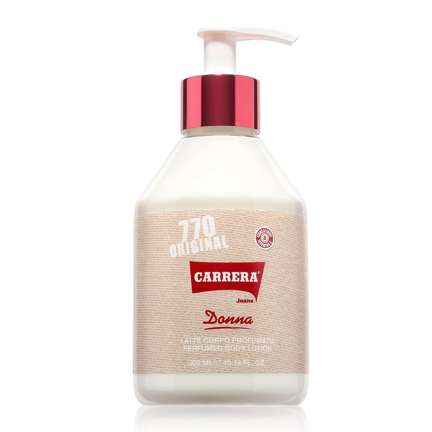 Carrera Jeans 770 Original Perfumed Body Lotion for Women, Moisturize Skin, 10.14 Fl Oz (Pack of 2)